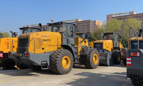 Фронтальный погрузчик Lonking LG876N, 3 гидролинии (угольный ковш)